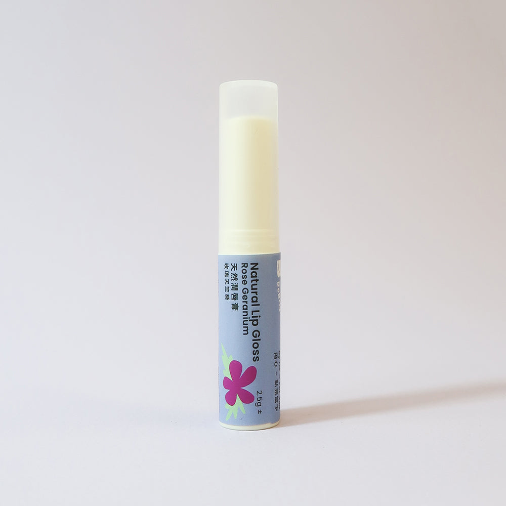 Be Bright - Natural Lip Gloss Rose Geranium 2.5g