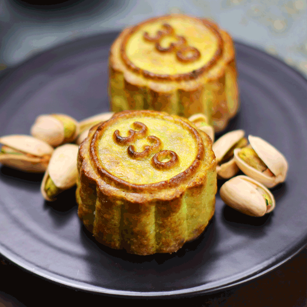 330 Mini Pistachio Mooncake (4pcs/Box)