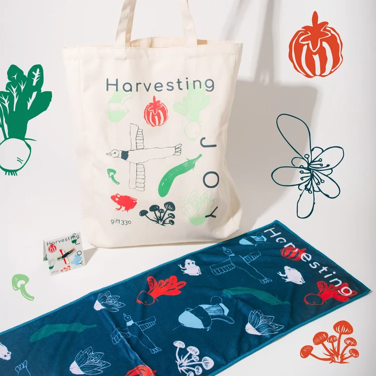 Harvesting Joy Tote Bag - Mint