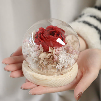 Preserved Flower Glass Globe (Can't deliver to a locker / self pickup), , ["Buy Local","New Life Floral Art"], snacks hk, grocery hong kong, beverage hk, 健康食品, 零食, 手工藝品, 居家用品, 天然有機, 送禮 建議, personal care products hk, 本土 良作, 社企 香港, 社企禮品, 新生精神康復會, nlpra, 自家品牌, 身心靈健康
