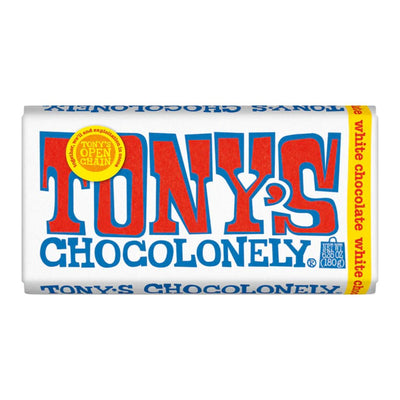 Tony's Chocolonely - White Chocolate 180g, , ["Chocolate\/Candy","Healthy Food","Snack"], snacks hk, grocery hong kong, beverage hk, 健康食品, 零食, 手工藝品, 居家用品, 天然有機, 送禮 建議, personal care products hk, 本土 良作, 社企 香港, 社企禮品, 新生精神康復會, nlpra, 自家品牌, 身心靈健康