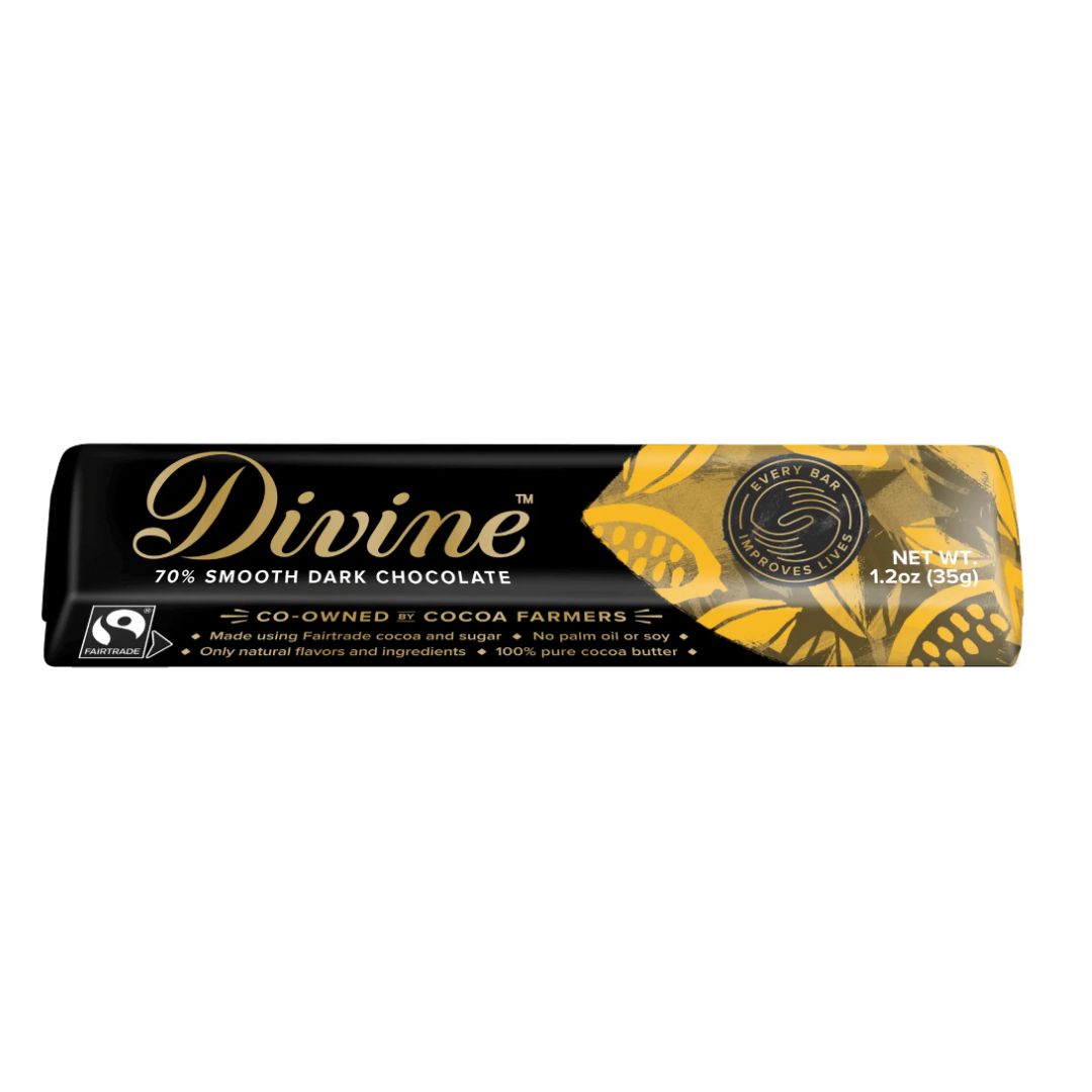 Divine - 70% Smooth Dark Chocolate 35g, , ["330 Selections","Chocolate\/Candy","Healthy Food","Office Snack & Drink","Snack"], snacks hk, grocery hong kong, beverage hk, 健康食品, 零食, 手工藝品, 居家用品, 天然有機, 送禮 建議, personal care products hk, 本土 良作, 社企 香港, 社企禮品, 新生精神康復會, nlpra, 自家品牌, 身心靈健康
