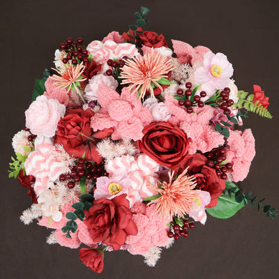 Towel Flower Table Arrangement - Red Rose (Can't deliver to a locker / self pickup), , ["Buy Local","New Life Floral Art"], snacks hk, grocery hong kong, beverage hk, 健康食品, 零食, 手工藝品, 居家用品, 天然有機, 送禮 建議, personal care products hk, 本土 良作, 社企 香港, 社企禮品, 新生精神康復會, nlpra, 自家品牌, 身心靈健康
