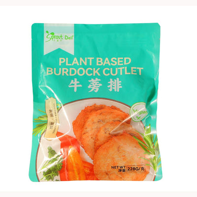 (Frozen) Sprout Deli - Plant Based Burdock Cutlet 228g, , ["Chilled\/Frozen","Frozen Food","Vegetarian"], snacks hk, grocery hong kong, beverage hk, 健康食品, 零食, 手工藝品, 居家用品, 天然有機, 送禮 建議, personal care products hk, 本土 良作, 社企 香港, 社企禮品, 新生精神康復會, nlpra, 自家品牌, 身心靈健康