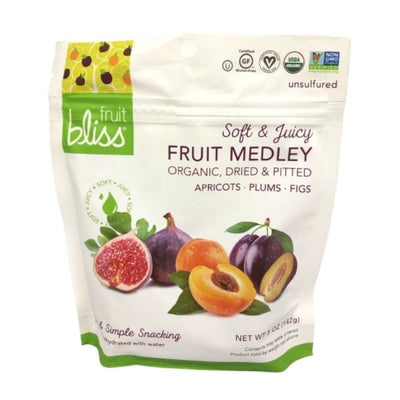 Fruit Bliss - Fruit Medley (Organic, Dried & Pitted Apricots, Plums, Figs) 142g, , ["Dried Fruit\/Nut","Healthy Food","Snack"], snacks hk, grocery hong kong, beverage hk, 健康食品, 零食, 手工藝品, 居家用品, 天然有機, 送禮 建議, personal care products hk, 本土 良作, 社企 香港, 社企禮品, 新生精神康復會, nlpra, 自家品牌, 身心靈健康