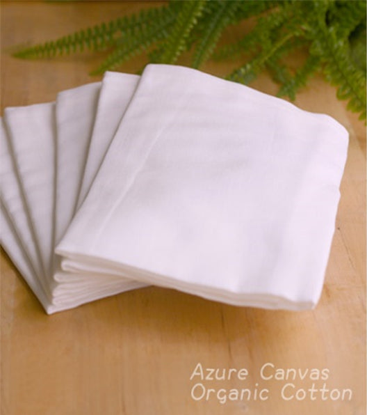 Azure Canvas - All Purpose Clothes X 5pcs (100% Organic Cotton), , ["Household","Organic Cotton","Personal Care\/Household"], snacks hk, grocery hong kong, beverage hk, 健康食品, 零食, 手工藝品, 居家用品, 天然有機, 送禮 建議, personal care products hk, 本土 良作, 社企 香港, 社企禮品, 新生精神康復會, nlpra, 自家品牌, 身心靈健康