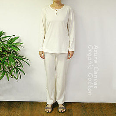 (Pre-order) Azure Canvas - Woman Adult Pajama (100% Organic Cotton) Green, , ["Household","Organic Cotton","Personal Care\/Household"], snacks hk, grocery hong kong, beverage hk, 健康食品, 零食, 手工藝品, 居家用品, 天然有機, 送禮 建議, personal care products hk, 本土 良作, 社企 香港, 社企禮品, 新生精神康復會, nlpra, 自家品牌, 身心靈健康