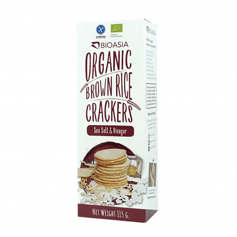 BioAsia - Organic Brown Rice Crackers (Sea Salt & Vinegar) 115g, , ["330 Selections","Biscuit\/Cookie","Healthy Food","Office Snack & Drink","Snack"], snacks hk, grocery hong kong, beverage hk, 健康食品, 零食, 手工藝品, 居家用品, 天然有機, 送禮 建議, personal care products hk, 本土 良作, 社企 香港, 社企禮品, 新生精神康復會, nlpra, 自家品牌, 身心靈健康
