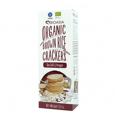 BioAsia - Organic Brown Rice Crackers (Sea Salt & Vinegar) 115g, , ["330 Selections","Biscuit\/Cookie","Healthy Food","Office Snack & Drink","Snack"], snacks hk, grocery hong kong, beverage hk, 健康食品, 零食, 手工藝品, 居家用品, 天然有機, 送禮 建議, personal care products hk, 本土 良作, 社企 香港, 社企禮品, 新生精神康復會, nlpra, 自家品牌, 身心靈健康