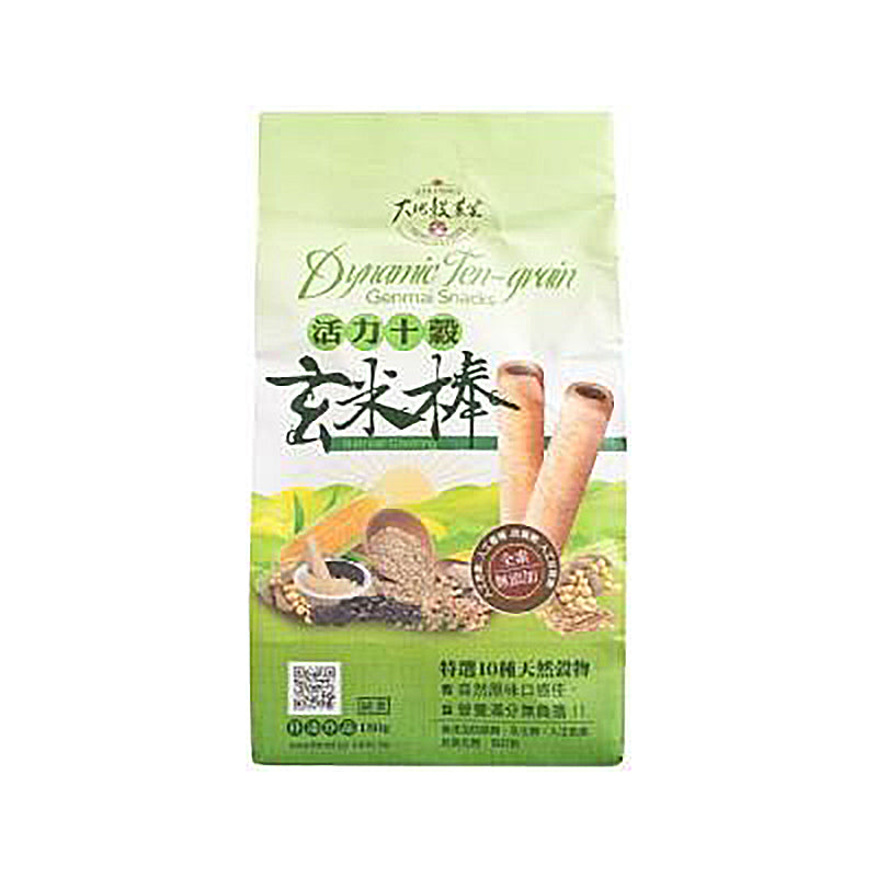 Dynamic - Ten-grain Genmai Snacks 180g, , ["330 Selections","Biscuit\/Cookie","Healthy Food","Office Snack & Drink","Snack"], snacks hk, grocery hong kong, beverage hk, 健康食品, 零食, 手工藝品, 居家用品, 天然有機, 送禮 建議, personal care products hk, 本土 良作, 社企 香港, 社企禮品, 新生精神康復會, nlpra, 自家品牌, 身心靈健康
