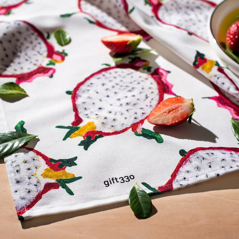 gift330 - Tea Towel Set (Ginger/ Dragon Fruit), , ["gift330","Handicraft","household","Personal Care\/Household","Self-brand","self-brand household","Tableware"], snacks hk, grocery hong kong, beverage hk, 健康食品, 零食, 手工藝品, 居家用品, 天然有機, 送禮 建議, personal care products hk, 本土 良作, 社企 香港, 社企禮品, 新生精神康復會, nlpra, 自家品牌, 身心靈健康