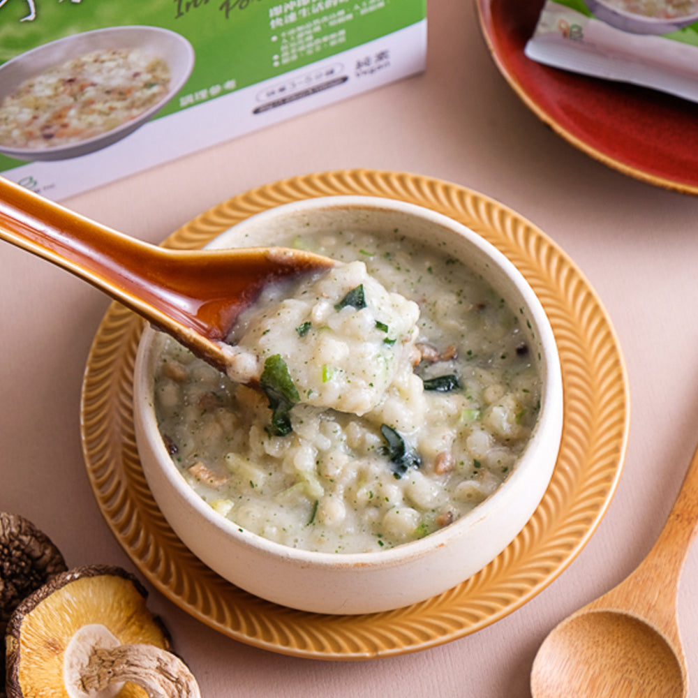 Leezen - Instant Veggie Porridge 350g (10 bags), , ["Breakfast\/ Cereal","Grain\/Rice\/Noodle","Grocery","Healthy Food","Instant Breakfast","Instant Food","Office Snack & Drink"], snacks hk, grocery hong kong, beverage hk, 健康食品, 零食, 手工藝品, 居家用品, 天然有機, 送禮 建議, personal care products hk, 本土 良作, 社企 香港, 社企禮品, 新生精神康復會, nlpra, 自家品牌, 身心靈健康