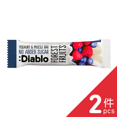 Diablo - No Added Sugar Yoghurt Coated Forest Fruit Muesli Bar 30gX2, , ["330 Selections","Healthy Food","No added Sugar\/ Low Sugar","Office Snack & Drink","Other Snack","Snack"], snacks hk, grocery hong kong, beverage hk, 健康食品, 零食, 手工藝品, 居家用品, 天然有機, 送禮 建議, personal care products hk, 本土 良作, 社企 香港, 社企禮品, 新生精神康復會, nlpra, 自家品牌, 身心靈健康