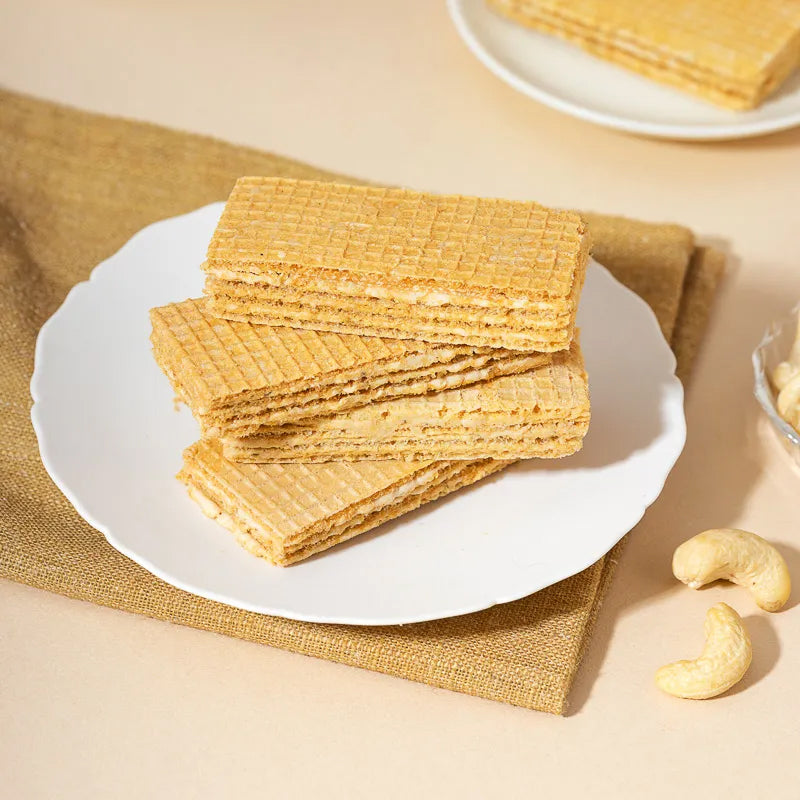 Leezen - Salted Cashew Wafers 268g (Vegan)