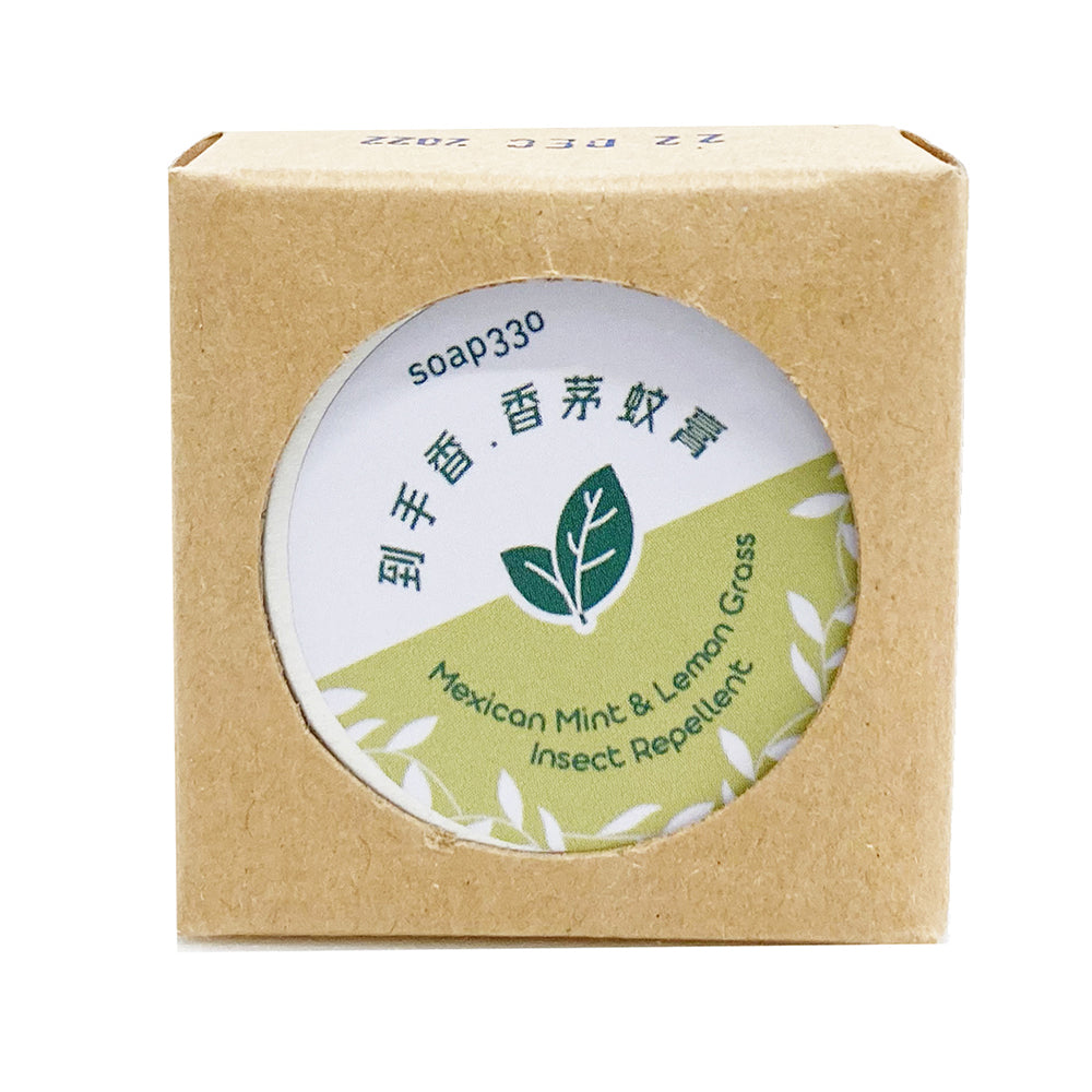 soap330 - Mexican Mint Lemongrass Inesct Repellent 10g, , ["Buy Local","Cleaning Functional","Face\/Body","Face\/Body Care","Personal Care","Personal Care\/Household","Self-brand","soap330"], snacks hk, grocery hong kong, beverage hk, 健康食品, 零食, 手工藝品, 居家用品, 天然有機, 送禮 建議, personal care products hk, 本土 良作, 社企 香港, 社企禮品, 新生精神康復會, nlpra, 自家品牌, 身心靈健康