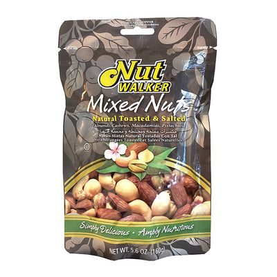 Nut Walker - Mixed Nuts (Natural Toasted & Salted) 160g, , ["330 Selections","Dried Fruit\/Nut","Healthy Food","Office Snack & Drink","Snack"], snacks hk, grocery hong kong, beverage hk, 健康食品, 零食, 手工藝品, 居家用品, 天然有機, 送禮 建議, personal care products hk, 本土 良作, 社企 香港, 社企禮品, 新生精神康復會, nlpra, 自家品牌, 身心靈健康