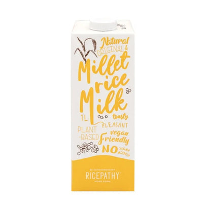 Ricepathy - Millet Rice Milk 1L, , ["Beverage","Plant-based Milk","Rice Drink","Rice Milk","Soy Milk\/ Milk"], snacks hk, grocery hong kong, beverage hk, 健康食品, 零食, 手工藝品, 居家用品, 天然有機, 送禮 建議, personal care products hk, 本土 良作, 社企 香港, 社企禮品, 新生精神康復會, nlpra, 自家品牌, 身心靈健康