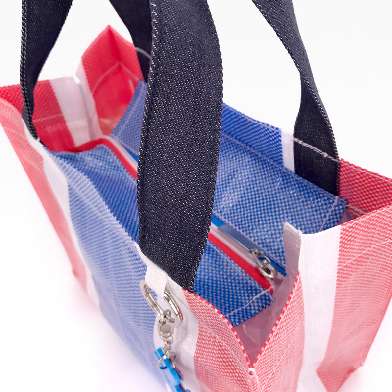 rwb330 - bwb tote bag with keychain (2 bears) - Small
