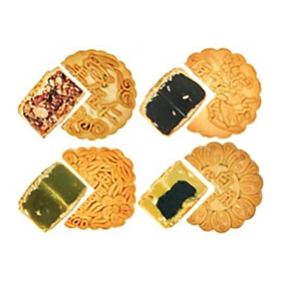 素之樂 - 秋月精選（豆沙、班蘭、五仁、黑芝麻白蓮蓉) 4x185g