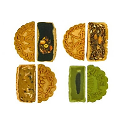素之樂 - Isomalt 精選（黑芝麻開心果、八健果、抹茶豆沙心、松子仁芝麻） 4x185g