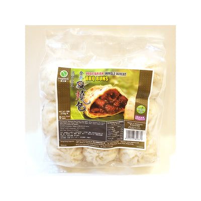 (Frozen) Vegelink - Vegetarian Whole Wheat BBQ Buns 270g (9pcs/ pack) - eshop330