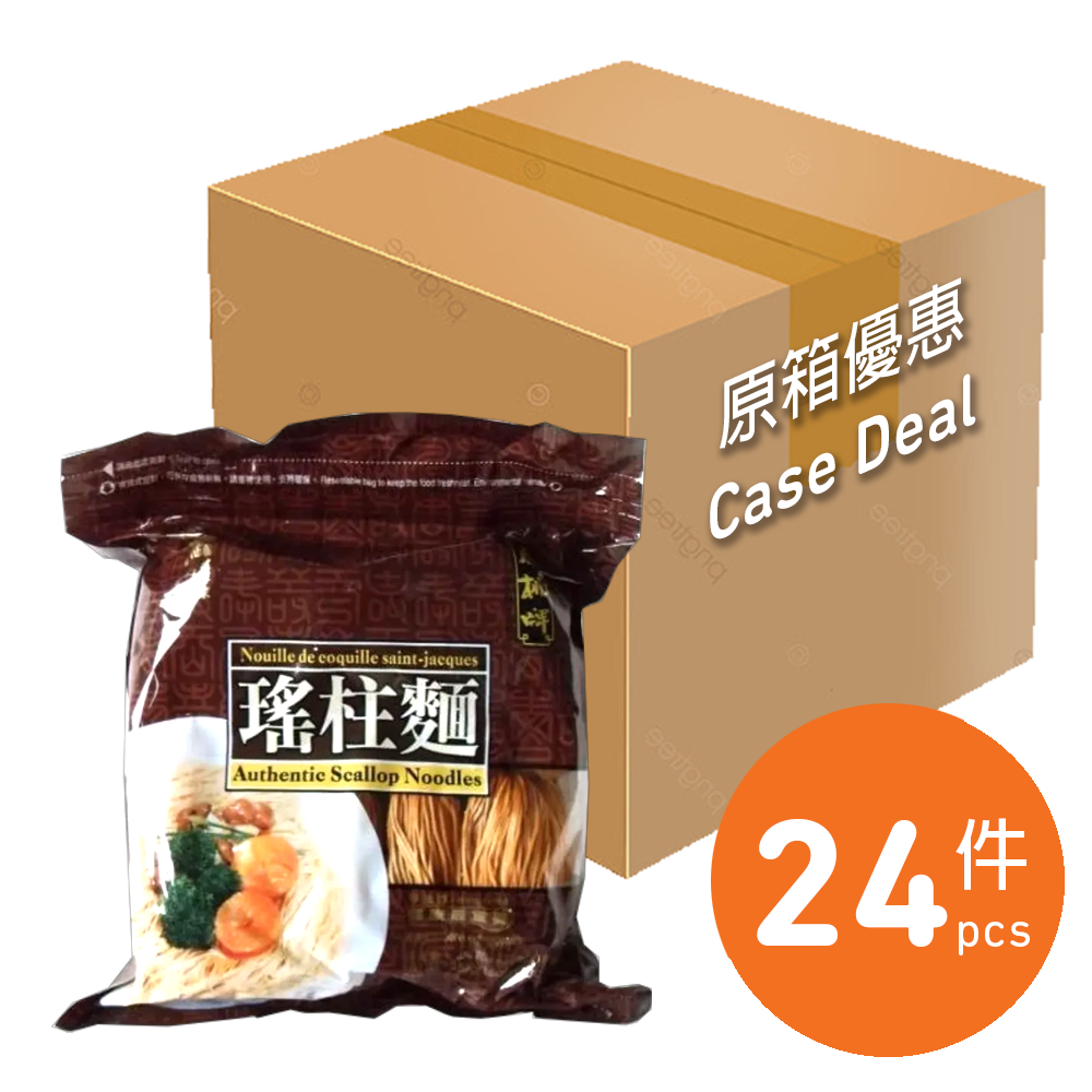 原箱优惠-寿桃牌瑤柱面 454g x 24包